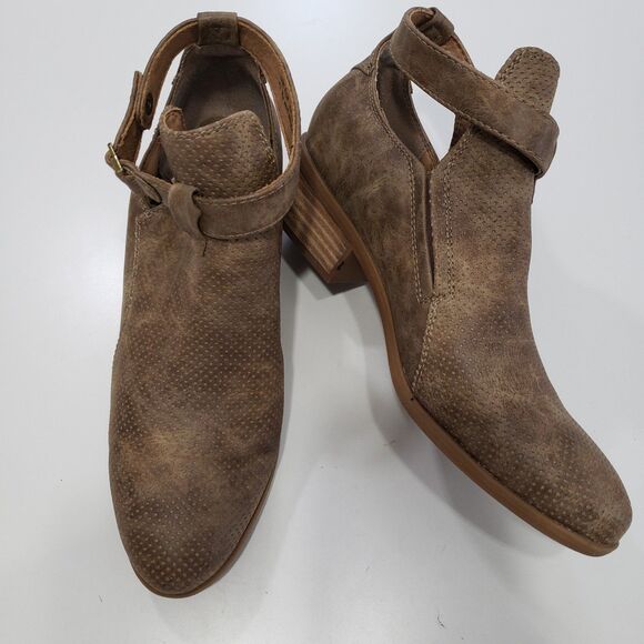 BareTraps Gahl Woman's Ankle Boots, Size 8.5, Tan / Brown - Picture 10 of 11